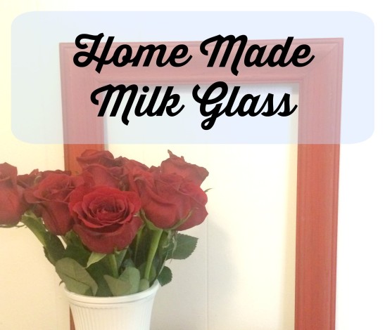 Home Made Milk Glass